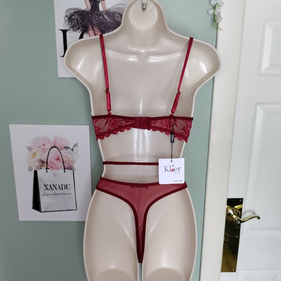 One Piece Floral Lace Lingerie - Picture 5 of 8